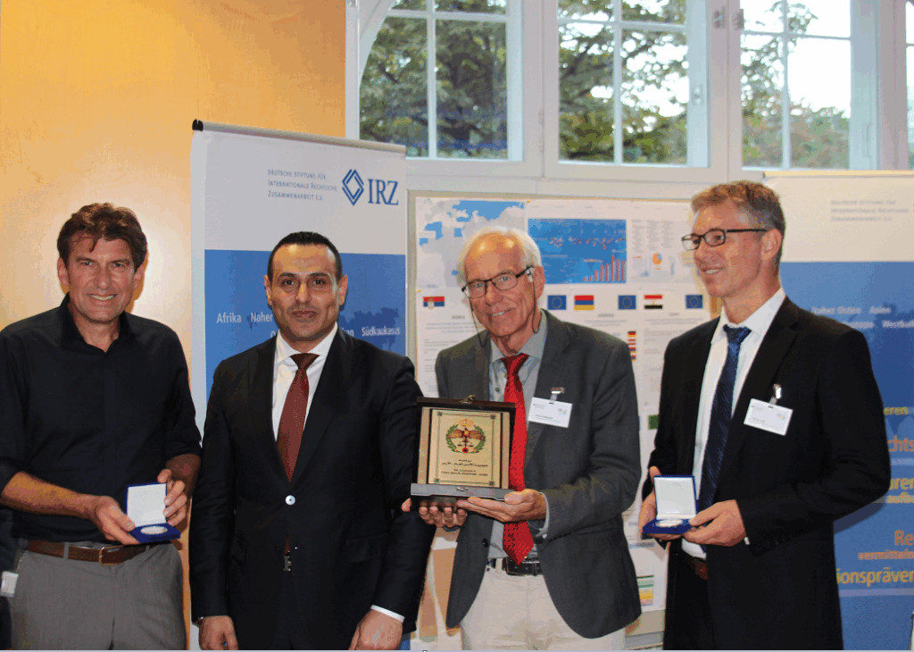 Die gute Zusammenarbeit zwischen dem BMWK und Jordanien wurde im Rahmen der Feier geehrt.